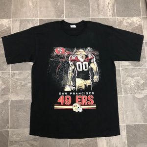 Men’s vintage SF 49ers big logo graphic t shirt